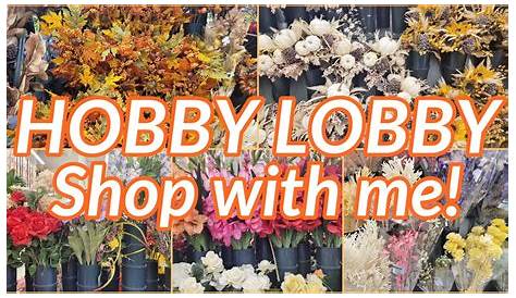 Когда цветы поступают в продажу в магазине Hobby Lobby Fall Spring Flowers Shop with Me