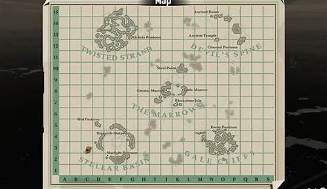 Dredge Large Scrap of Paper Treasure Map Guide (англ.) (недоступная ссылка).