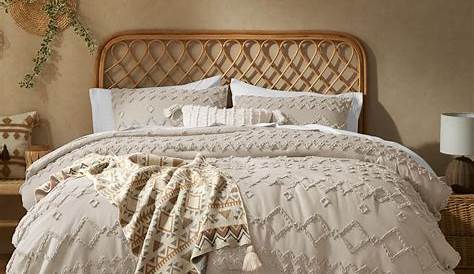 Рэйчел Зои Беддинг Бохо Комфортер устанавливает King Ivory Farmhouse Set Cotton