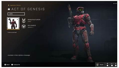 Halo Infinite Act of Genesis Легендарный полигон