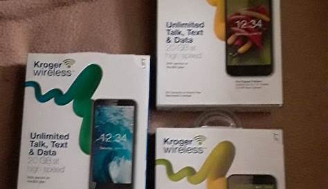 Kroger Prepaid Phones Wireless Phone Bundle для продажи в Renton Wa Offerup