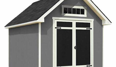 Shed Doors закрывает Heartland 8ft X 12ft Rockport Gable, инженерное хранилище древесины