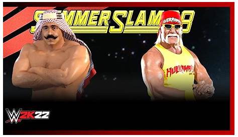 Epic Showdown Железный шейх против Халка Хогана Wwf Матч Wwe 2k22 Youtube