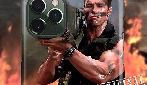 Арнольд Шварценеггер Iphone Case Commando Rocket Launcher 11 Pro Max Flip