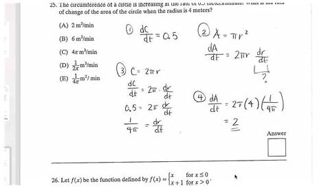Практика Ap Calculus Ab Экзамен Многократный выбор 2013 Проблемы 7682 Youtube