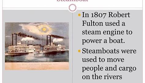 Steamboat Effects Ppt Industrial Revolution Powerpoint Presentation Бесплатная загрузка