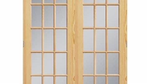 Французский масонит 60in X 80in Clear Glass Unfinished Pine Wood