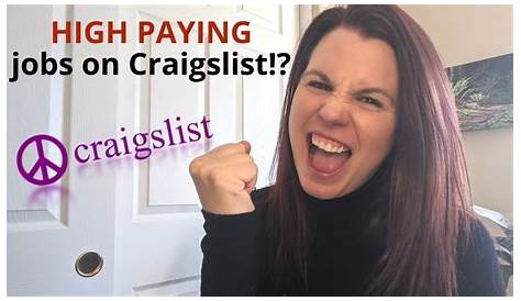 Craigslist Jobs Brooklyn Как найти высокооплачиваемую работу дома на YouTube