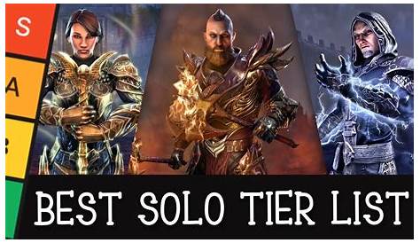 Eso Solo Tier Список лучших классов в? Pve Elder Свитки онлайн