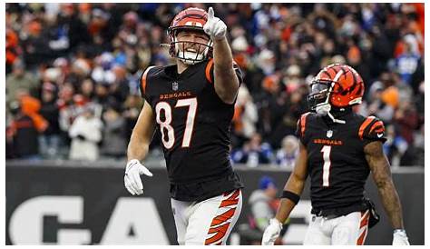 Таннер Хадсон подготовил часы Bengals Tight End Logs для первой карьеры Touchdown