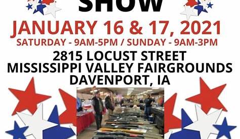 Davenport Iowa Gun Showfav Event Invitations and Knife Show Rolling Into Fairgrounds