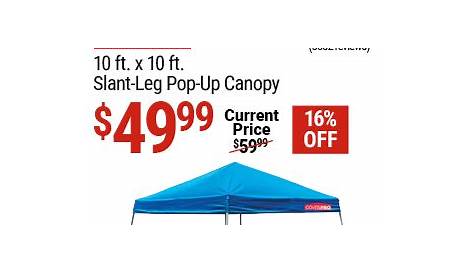 Harbor Freight Pop Up Canopy Обзор Coverpro Youtube