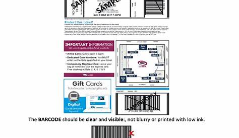 Ticketmaster Ticketlibrary Html Бесплатные распечатанные билеты Скачать бесплатно