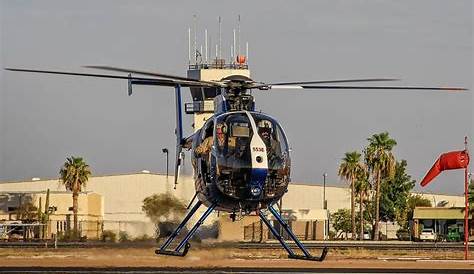 Вертолет Circling Mesa Azwidgets Md500e Md N7032v Falcon Field Airport Ari…