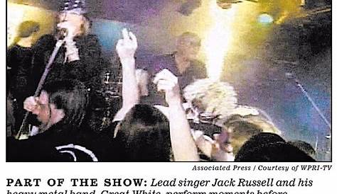 Great White Concert Fire Retronewsnow в Твиттере 20 февраля 2003 года