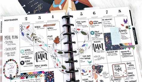 Disney Happy Planner 2025 29 макетов для переделки