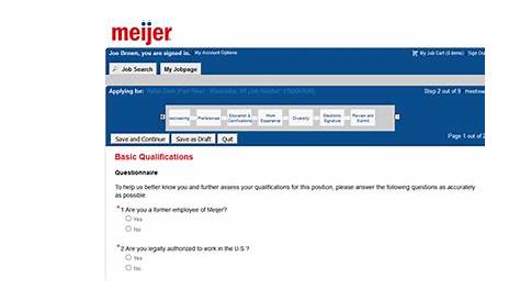 Приложение Meijer Job Online Support и Help Detail & Careers Apply Now Inside
