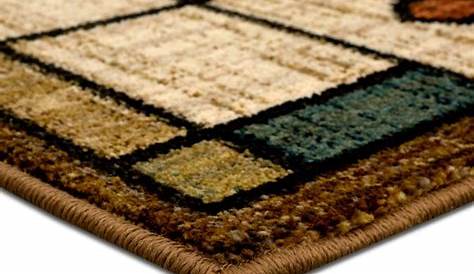 Allen Roth Rugs + Looking Glass 8 X 10 коричневый коврик в помещении
