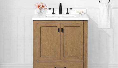 Lowes Allen and Roth Vanity + 30in Bathroom Vanities & Tops At (англ.) (недоступная ссылка — история).