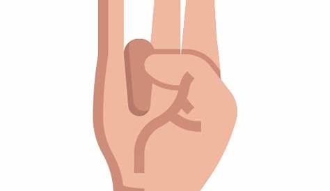 Shocker Hand Gesture Другие значения Fingers Sign Language Иконка