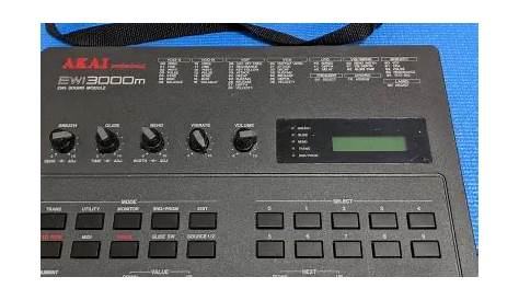 Синтезатор Woodwind Akai Ewm3000m Ewi3000 Monophonic с реверберацией