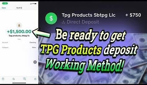 Sbtpg Tax Refund Что такое депозиты в продуктах Tpg