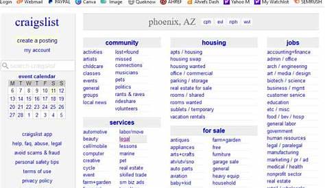 Phoenix Craigslist: работа и привлечение большего количества покупателей