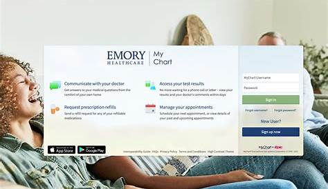 Портал Emory Patient Login Guide