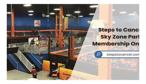 Отмена членства в Sky Zone онлайн Как отменить шаг за шагом
