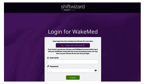 Shiftwizard Wakemed Shift Wizard Логин страницы входа