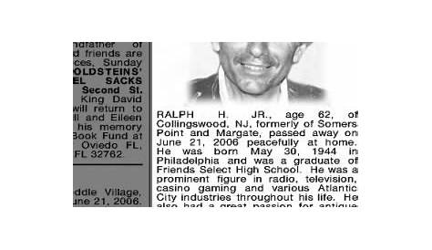 Philadelphia Inquirer Obituariesforum создала статью, снятую с сайта