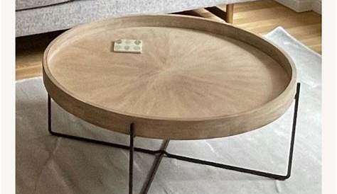 Ивовый круглый кофейный стол Dupe современная мебель гостиной West Elm
