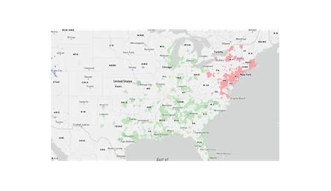 Доступность Fios Verizon и 5g Home Coverage Map
