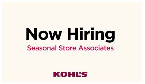 Kohls Job Openings анонсировала тысячи сезонных работ