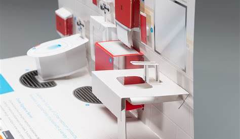 Cintas Bathroom Products Staged Всплывающая структура Mailer