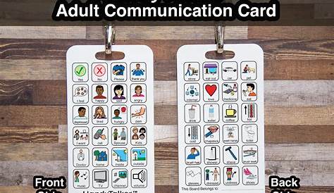 Aac Conference Message Board HandytalkerTM Communication for Non Verbal Adults Etsy Canada (недоступная ссылка — история).