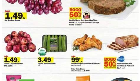 Meijer Sneak Peek Weekly Ad Valid 19 апреля 25 апреля 2020 Предварительный просмотр Sunday S