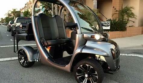 Ebay Motors Golf Carts Custom Gem Car 72v Electric Cart в изумрудно-зеленом металле