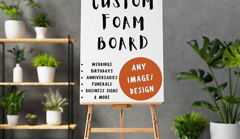 Walgreens Photo Foam Board Custom Picture on Etsy (недоступная ссылка)