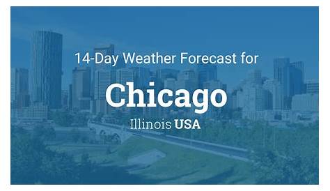 14-дневный прогноз погоды в Чикаго, Иллинойс