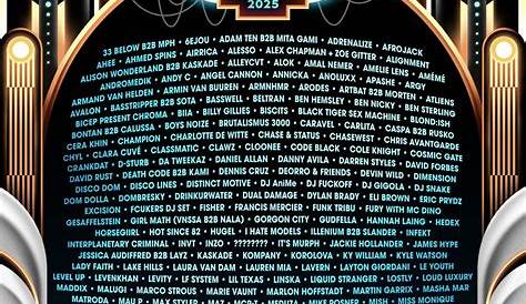 Когда выйдет линейка Edc Vegas 2025 Line Up Times Рафаэль Уэстон