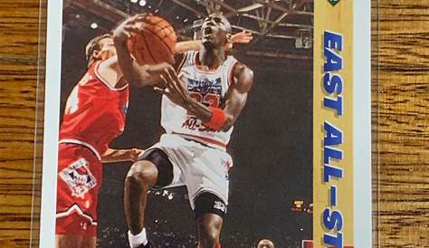 1990 Баскетбольные карты на деньги Michael Jordan Upper Deck East All Star 91 Card 69