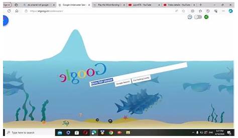 Google Doob Water Type Underwater (Подводный Google)
