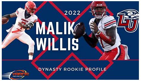 Малик Уиллис Спотрак 2022 Dynasty Rookie Профиль Yards Per Fantasy