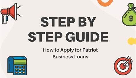 Бизнес-кредиты Patriot 1 Advantage учатся применять и обеспечивать финансирование