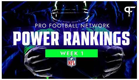 Profootball Network Pro Football’s Week 1 Nfl Power Rankings — лучшие игроки в мире