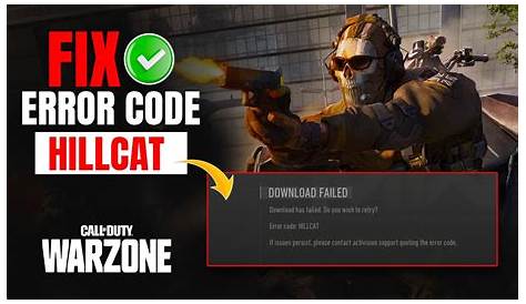 Fpl Down Detector: как исправить ошибку Hillcat в Mw2