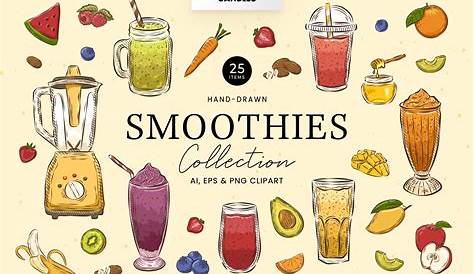 Иллюстрация Smoothie: творческое путешествие через вкус и искусство