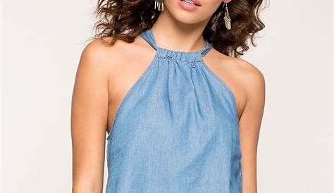 Стилизируйте свой Denim Halter Top: советы и хитрости
