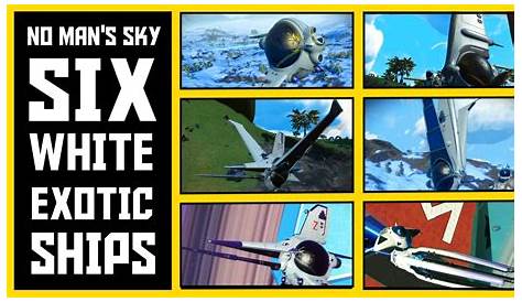 No Man’s Sky: открытие местоположения неуловимого белого экзотического корабля